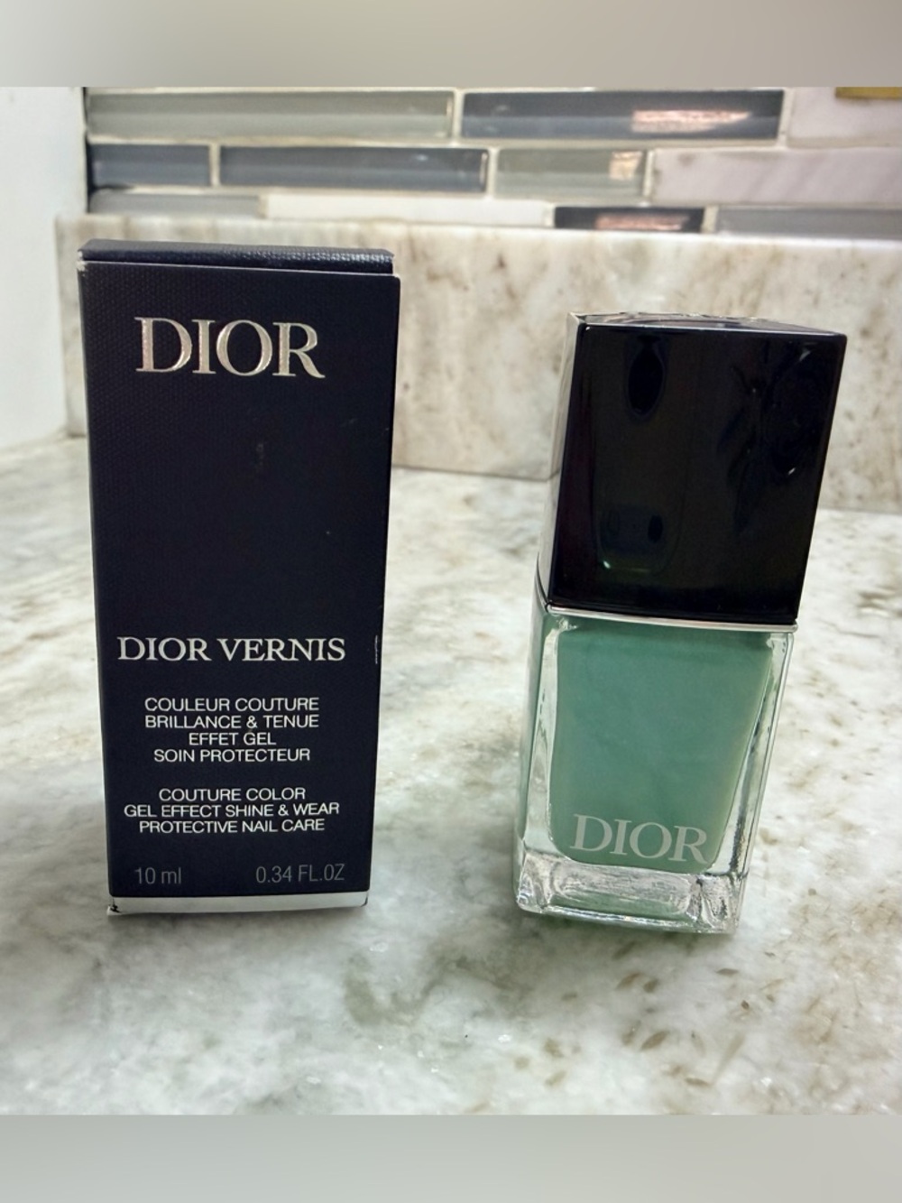 Dior Vernis Shade 006 “Minty” High Sheen Glitter Nail Lacquer NEW **SOLD OUT**